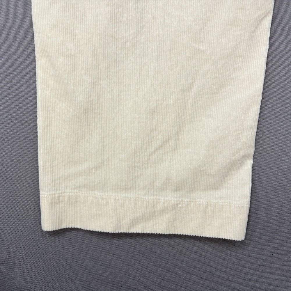 Maeve Colette Full Length Pants 30 fit 28x29 Cream Corduroy Wide Leg High Rise - Picture 10 of 16